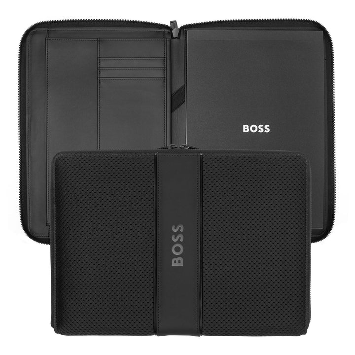 Hugo Boss A4 Konferenzmappe Arche Schwarz HTF413A
