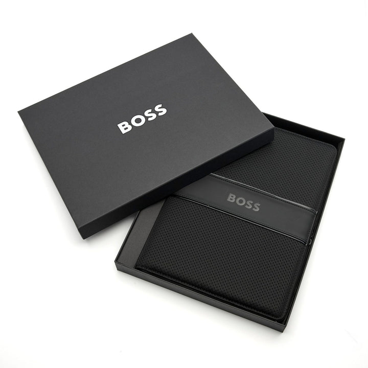 Hugo Boss A4 Konferenzmappe Arche Schwarz HTF413A