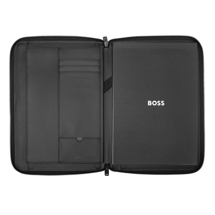 Hugo Boss A4 Konferenzmappe Arche Schwarz HTF413A