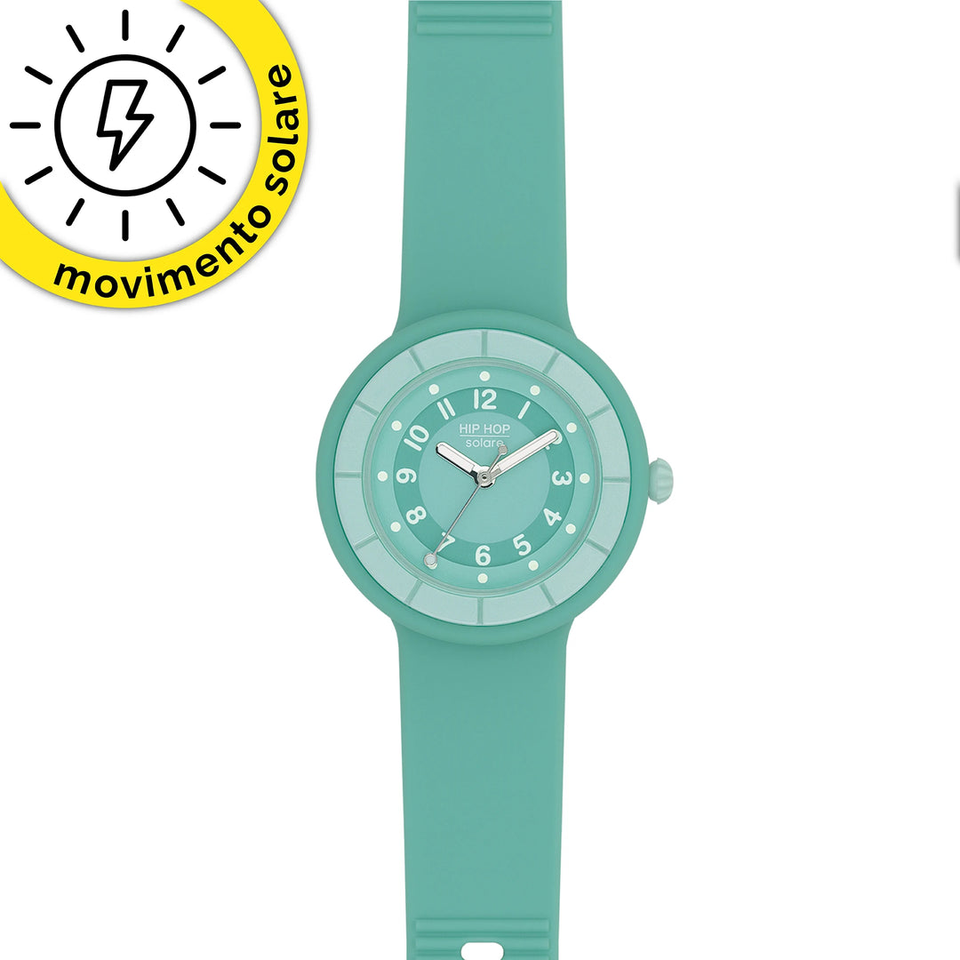 Hip Hop Water Green Hero.Dot Collection solaire 34 mm HWU1207