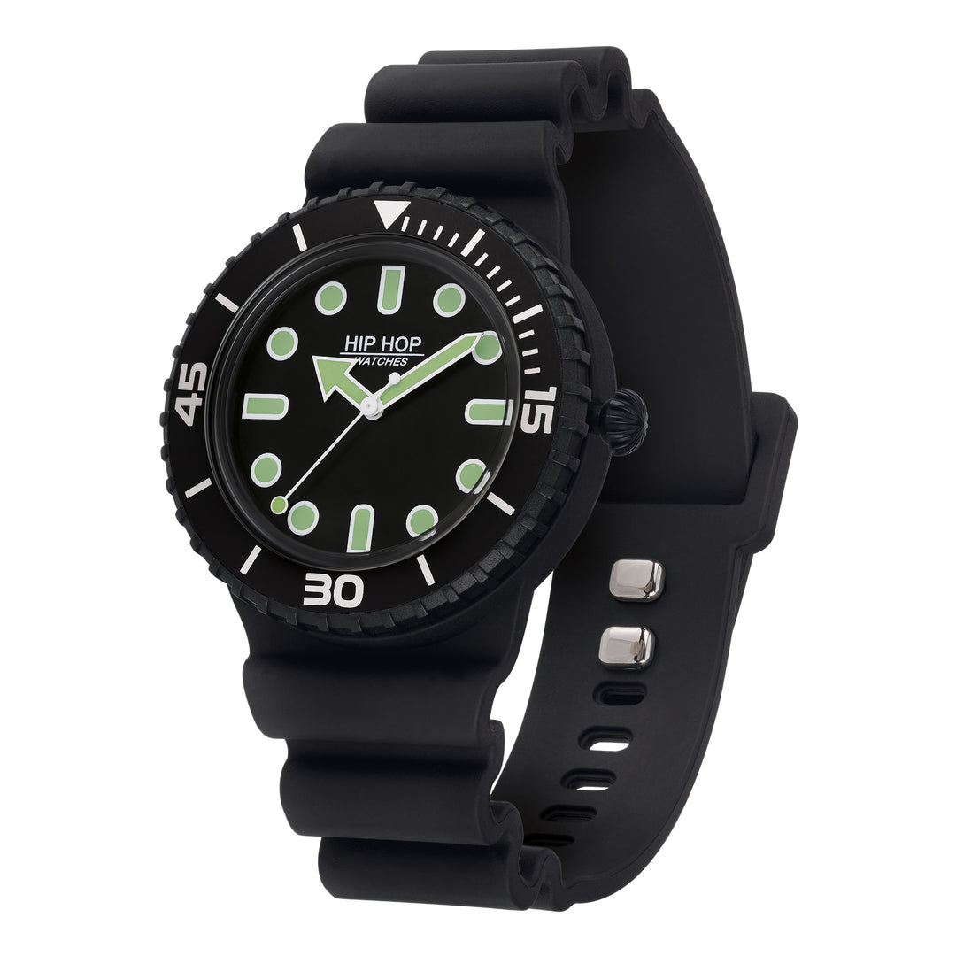 Hip Hop orologio Master Black/White 41mm HWU1233