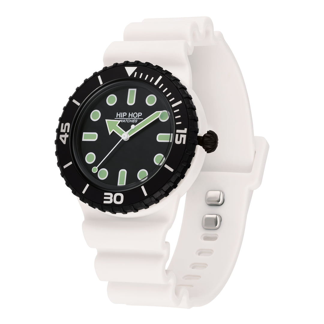 Hip Hop orologio Master Black/White 41mm HWU1233