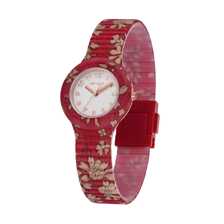 Hip Hop Red Winter Blossom Collection 32 mm HWU1248 Watch Watch