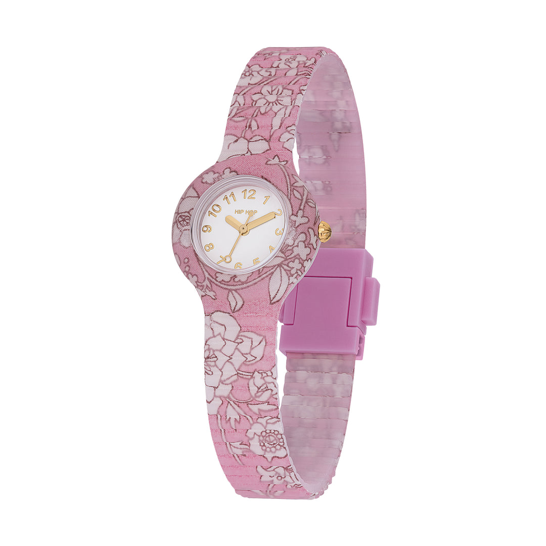 Hip Hop Corloge d'hiver Pink Hiver Blossom 28 mm HWU1250