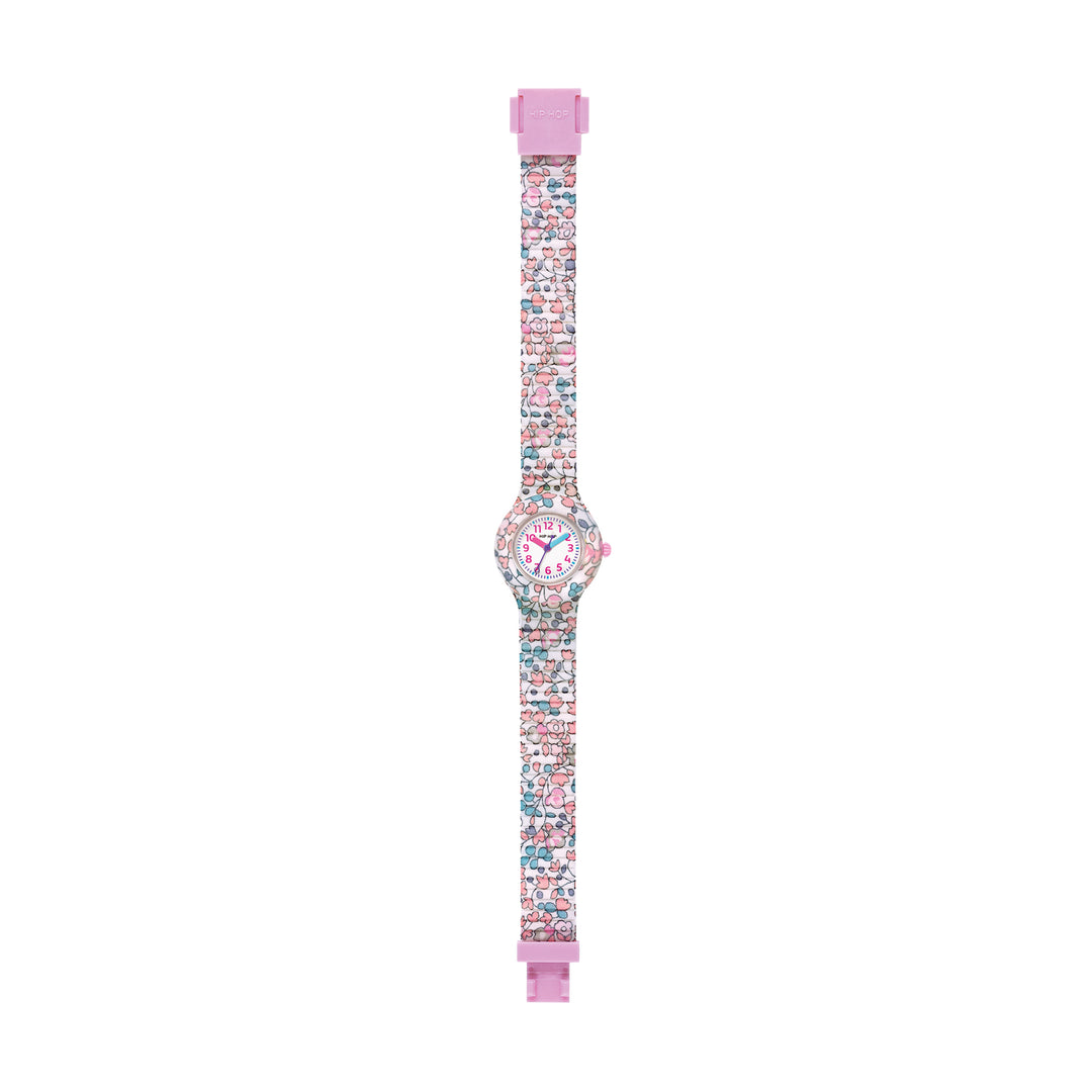 Hip Hop orologio Flower Power Pink 28mm HWU1269