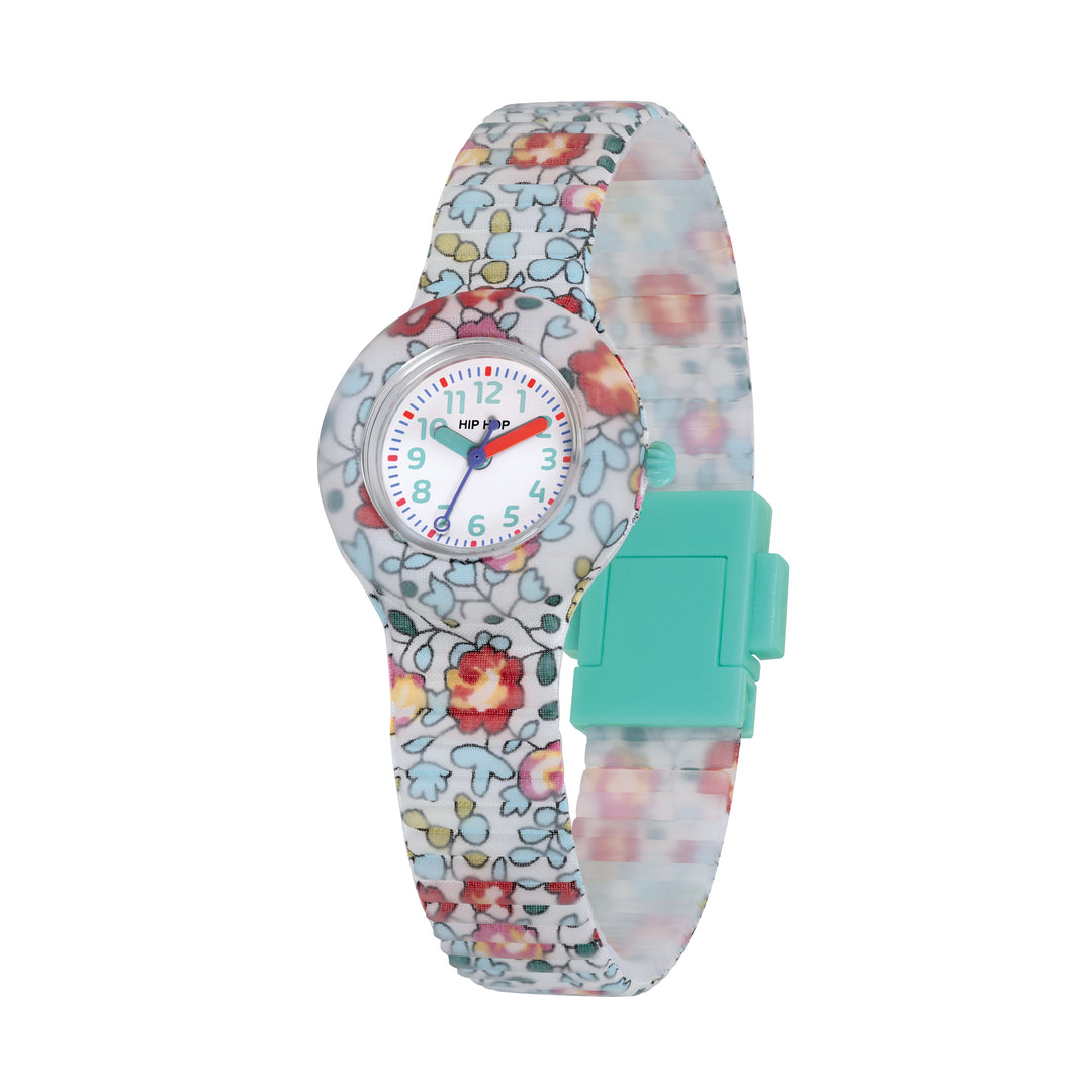 Hip Hop watch Flower Power Green 28mm HWU1271