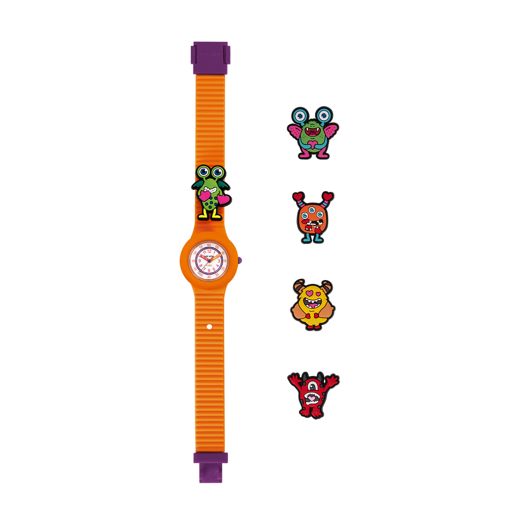 Hip Hop Pintastic Watch! Happy Monsters 32mm HWU1297