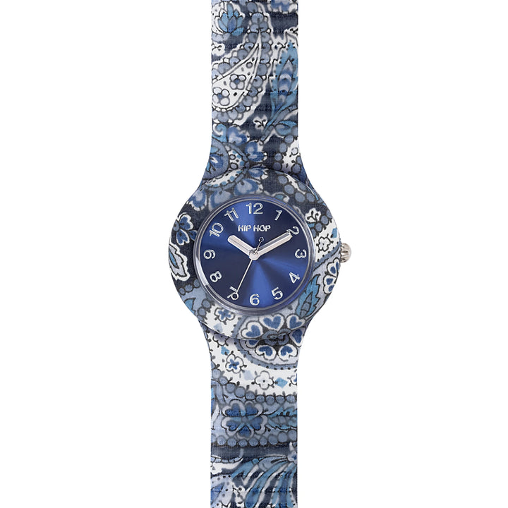 Hip Hop watch Blue Paisley collection 32mm HWU1308