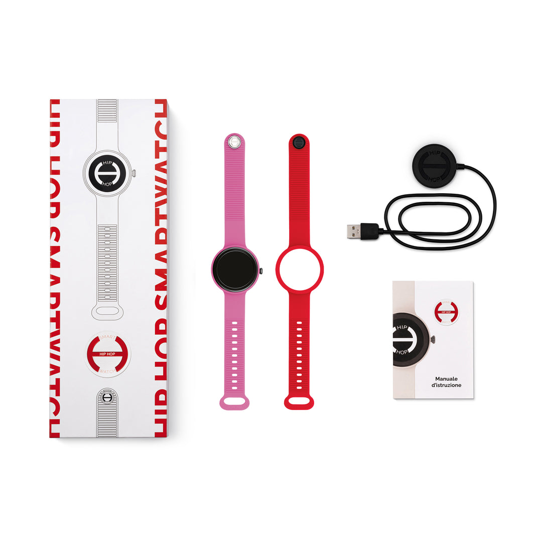 Hip-Hop-Smartwatch Pink Bubble/Red Hero.Next 41 mm HWU1312