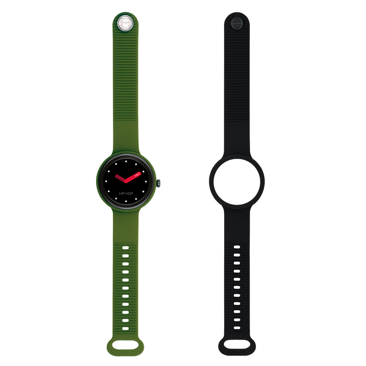 Hip Hop Smartwatch Grün/Schwarz Hero.Next 41mm HWU1315