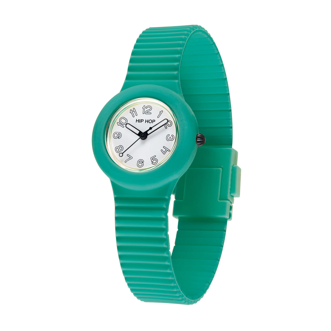 Hip Hop orologio Numbers Collection Verde Acqua 34mm HWU1330