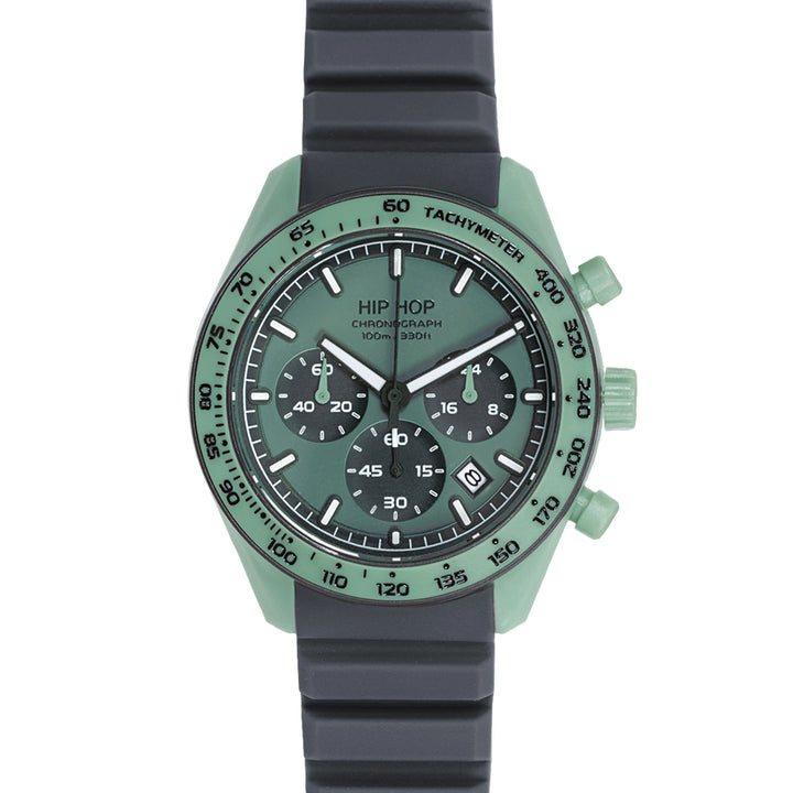 Hip Hop watch Green Sage XT10 collection 42mm HWU1347