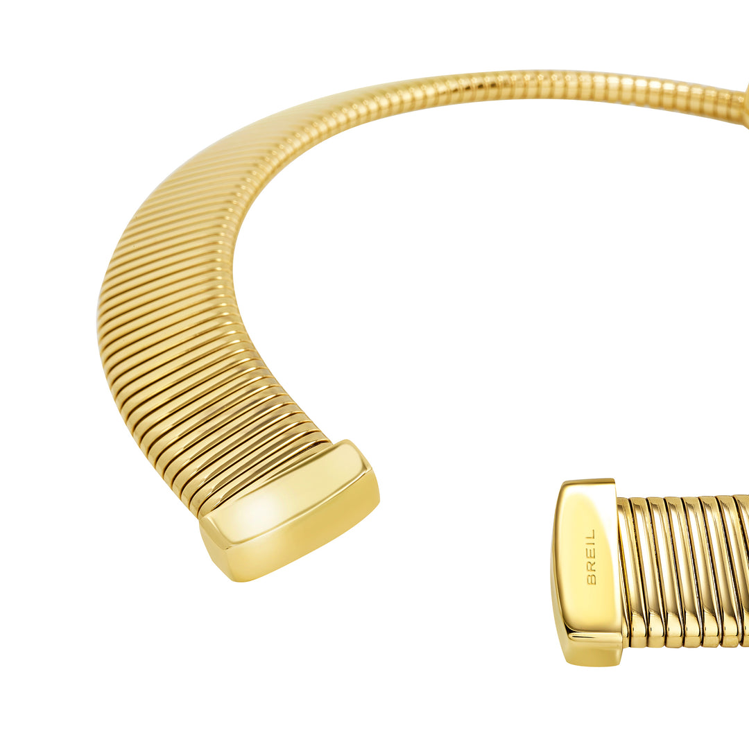 Breil collana girocollo Stylize acciaio finitura IP gold cubic zirconia TJ4049