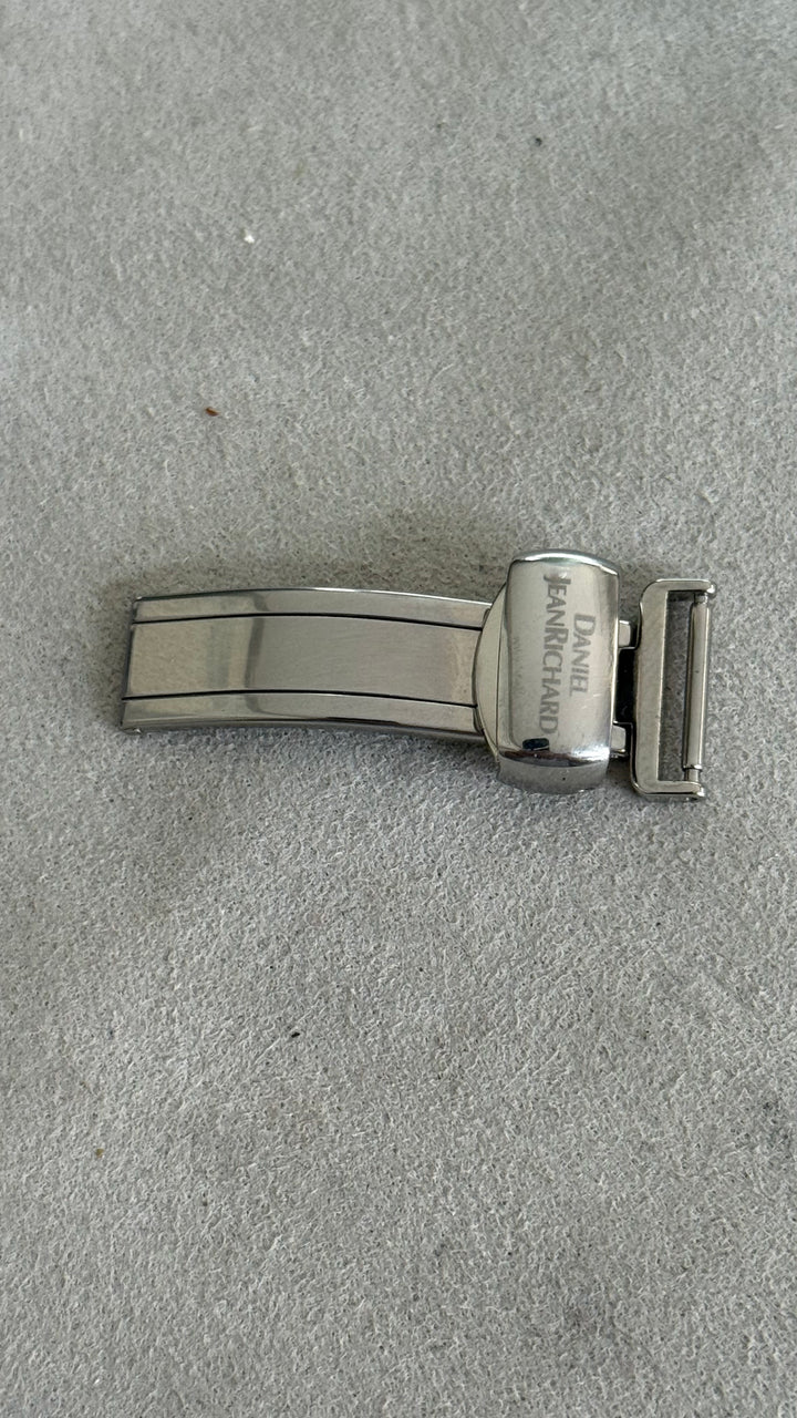 Boucle déployante pour montre Daniel JeanRichard acier 12mm