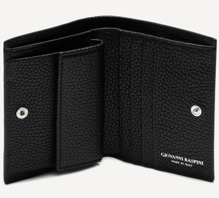 Giovanni Raspini wallet with inner pocket emboss leather 925 silver L0016