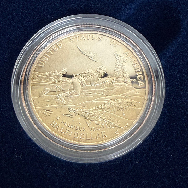 Set monete argento Stati Uniti 50° anniversario seconda guerra mondiale