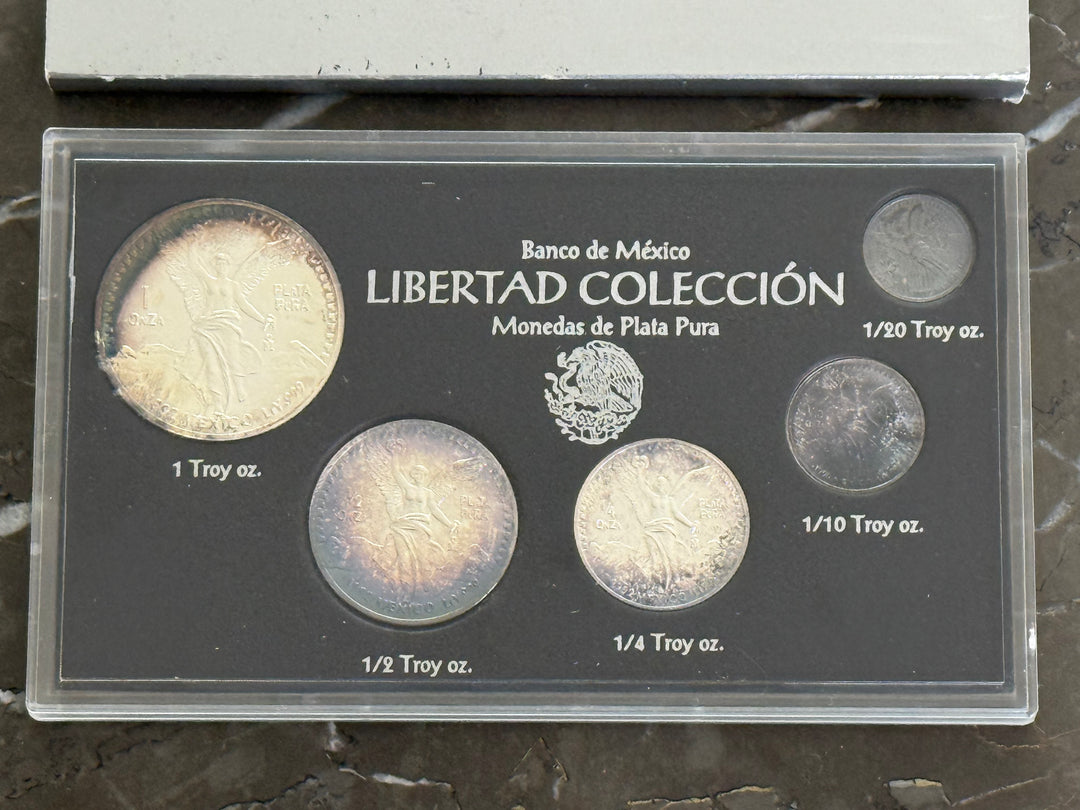 Banco de Mexico Libertad Colección 1992 Silbermünzen