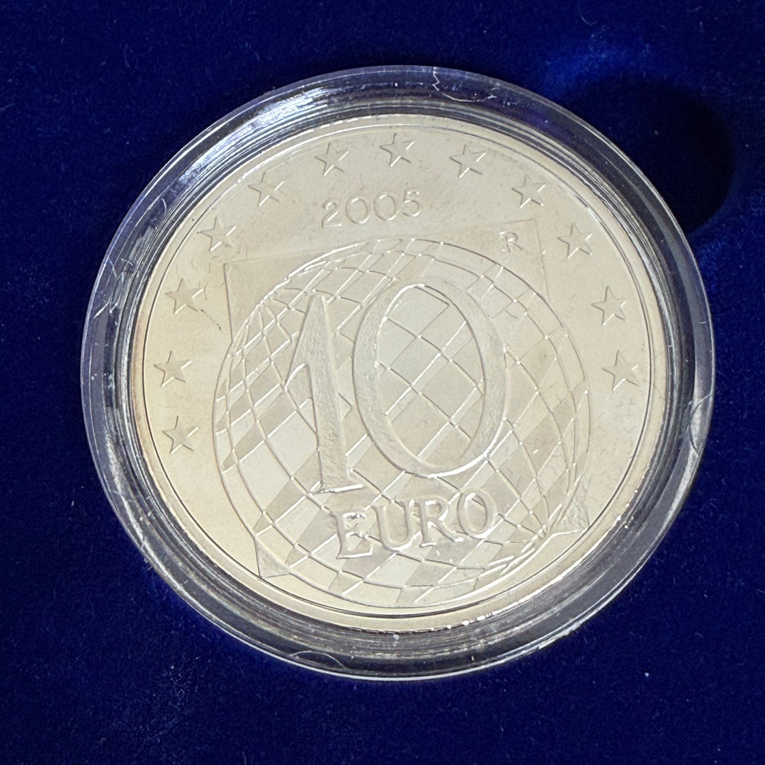 Moneta argento 10€ Pace e Libertà in Europa versione proof