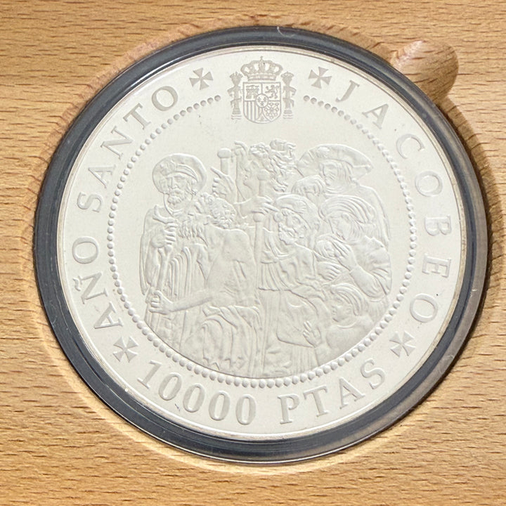 10000 Pesetas Año Santo Jacobeo 1993 Silbermünze
