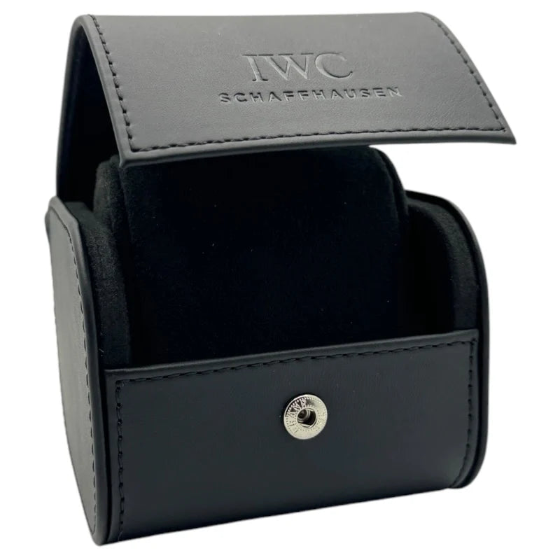 IWC black leather watch box IWIWA68258