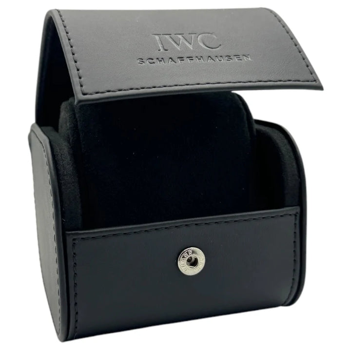 IWC black leather watch box IWIWA68258
