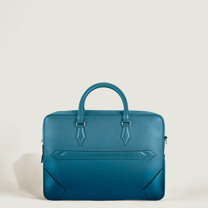 Porte-documents Montblanc Meisterstück en bleu fumé nuancé 199272