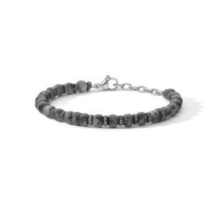 Bracelet en acier du district Comee finitions Black Agata Ubrga 1246