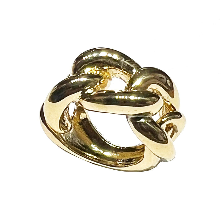 Federica Rossi groumette ring in 18kt gold laminated bronze FR.AN.11