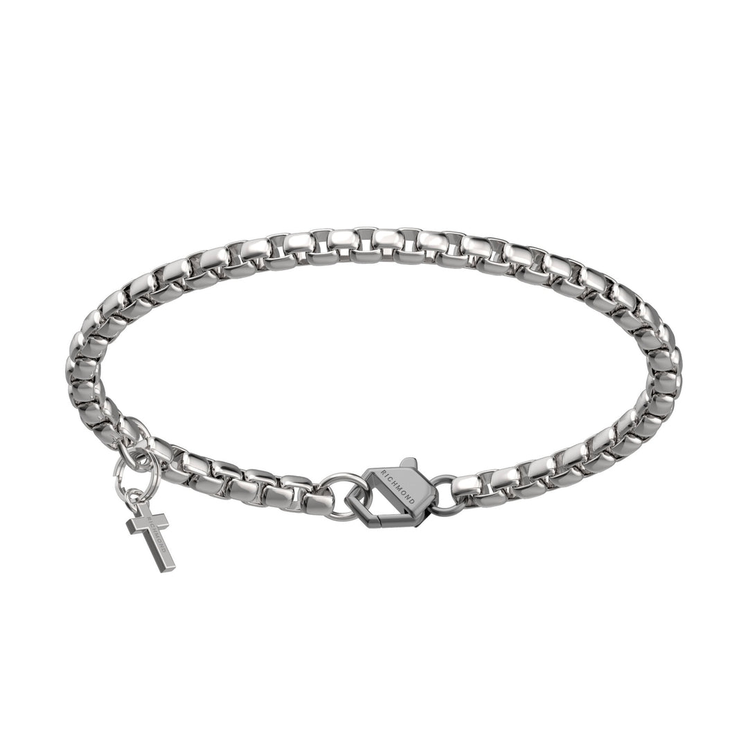 John Richmond bracciale titanium diamanti Lab Grown JRRB14WB
