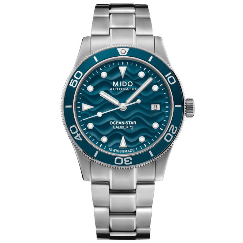 Mido watch Ocean Star Special Edition 39mm blue automatic steel M026.907.11.041.01