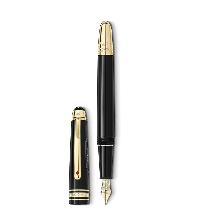 Montblanc fountain pen Meisterstück Around The World in 80 days anthracite tip M 128472