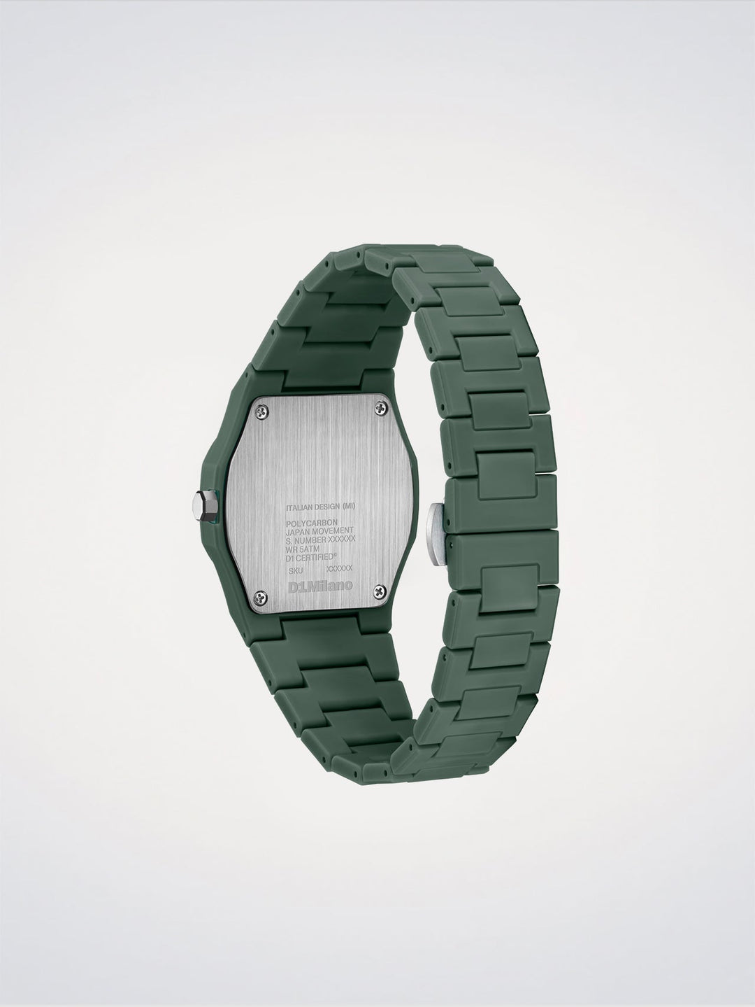 D1 Milano Green Legacy Orologio Polycarbon 40,5 mm D1-PCBJ42