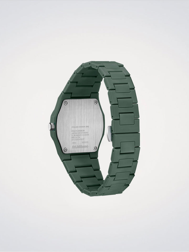 D1 Milano Green Legacy Orologio Polycarbon 40,5 mm D1-PCBJ42
