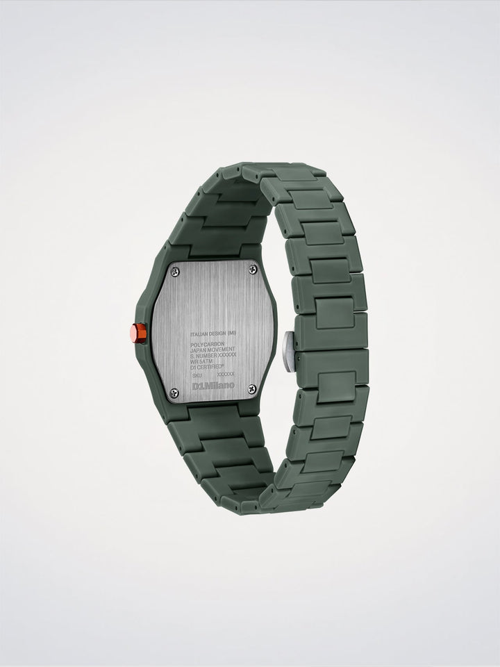 D1 Milano Alpha Contrast Polycarbon Watch 40.5 mm D1-PCBJ48