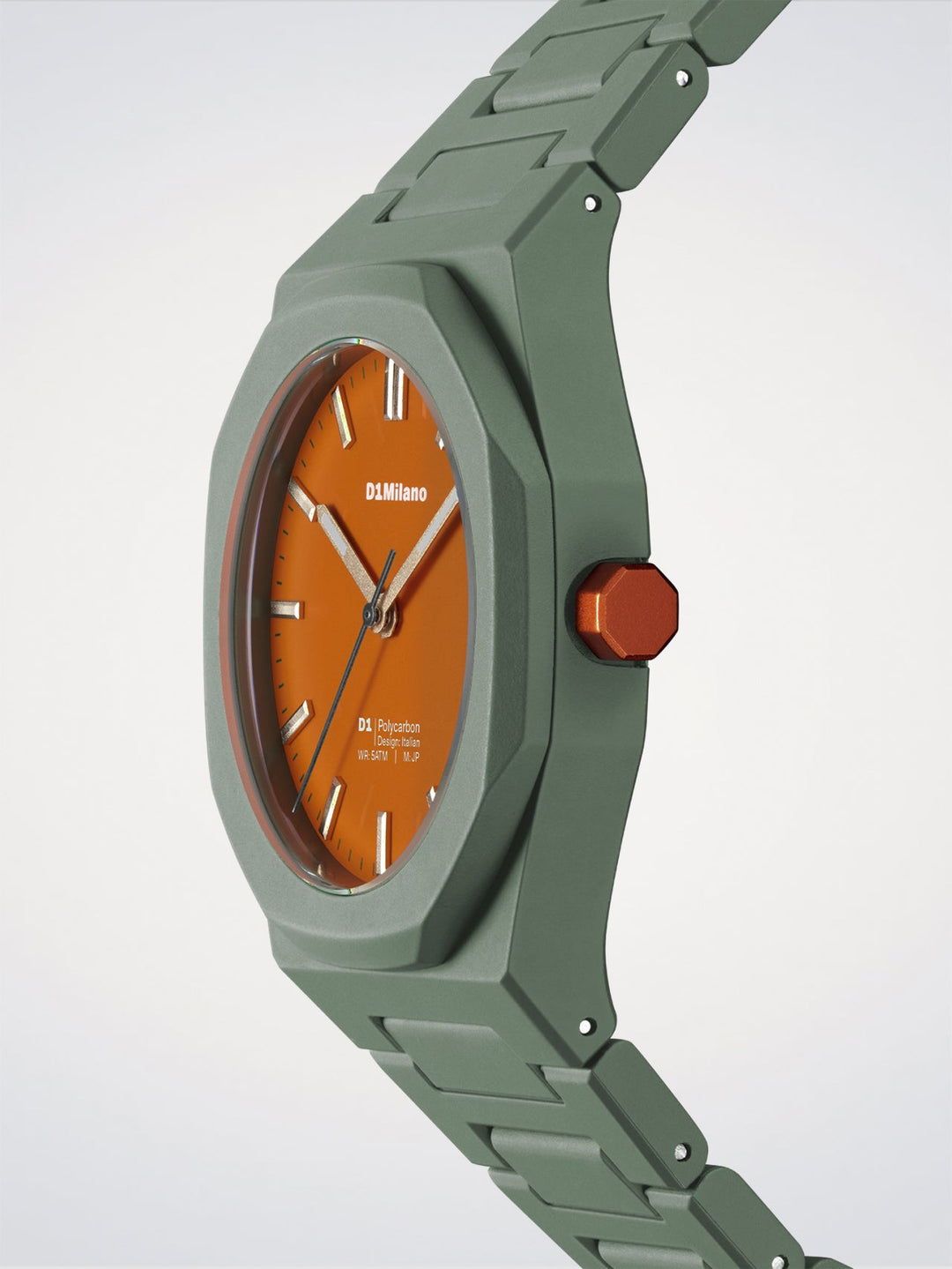D1 Milano Alpha Contrast Polycarbon Watch 40.5 mm D1-PCBJ48