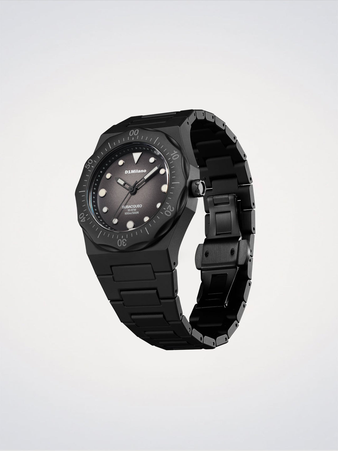 Montre de plongée D1 Milano Carbon Polycarbone 40,5 mm D1-PDBJ01