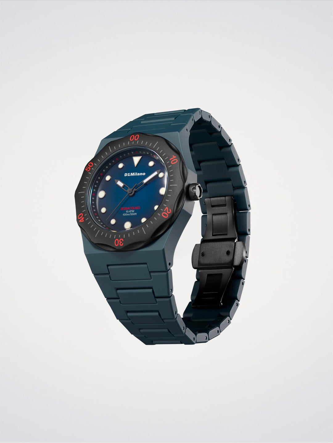 D1 Milano Drift Diver Watch Polycarbon 40.5 mm D1-PDBJ02