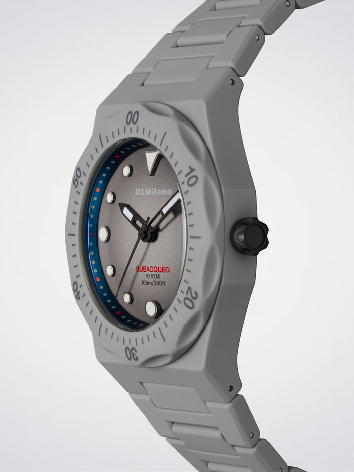 Montre de plongée D1 Milano Acier Polycarbone 40,5 mm D1-PDBJ03