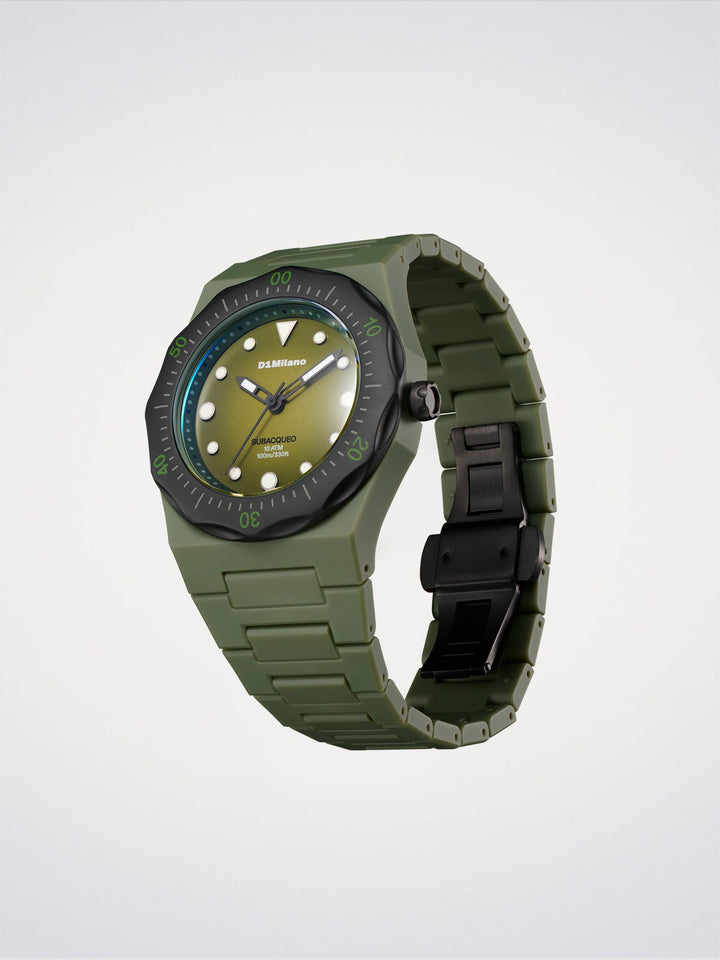 D1 Milano Lagoon Taucheruhr Polycarbonat 40,5 mm D1-PDBJ04