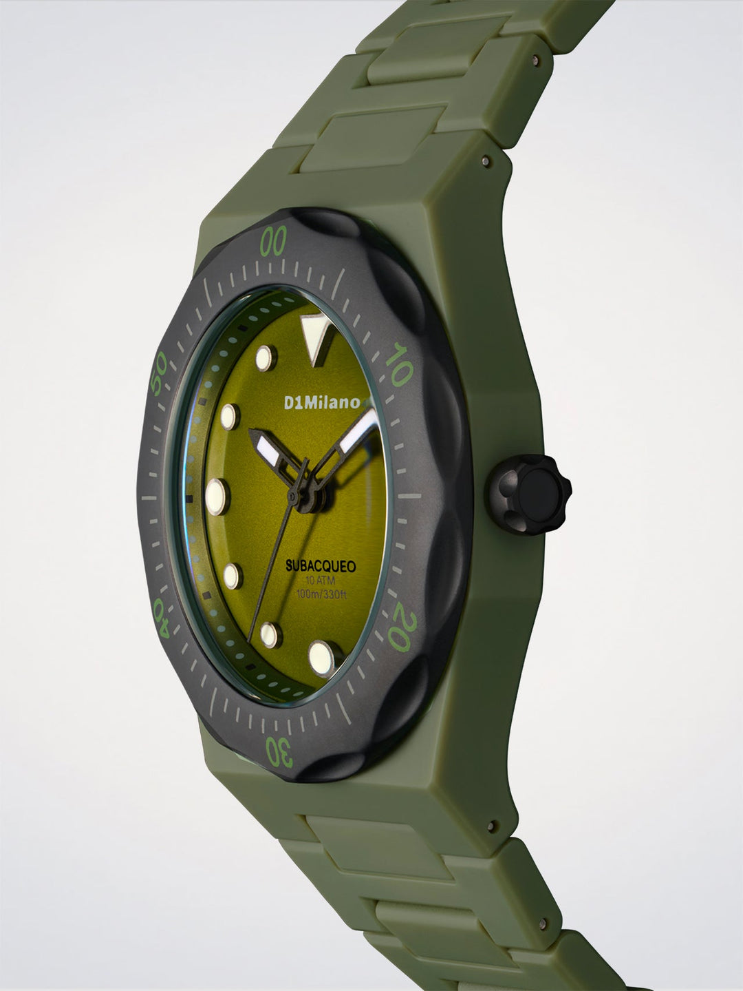 D1 Milano Lagoon Taucheruhr Polycarbonat 40,5 mm D1-PDBJ04