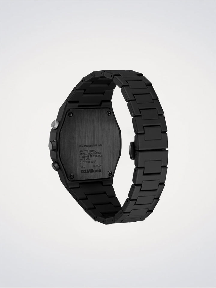 D1 Milano Gilded Lunar Polychrono Watch 40.5 mm D1-PHBJ15