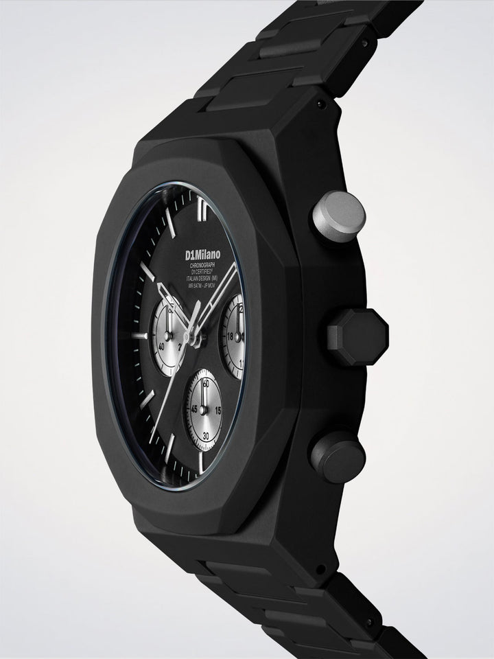 D1 Milano Gilded Lunar Polychrono Watch 40.5 mm D1-PHBJ15