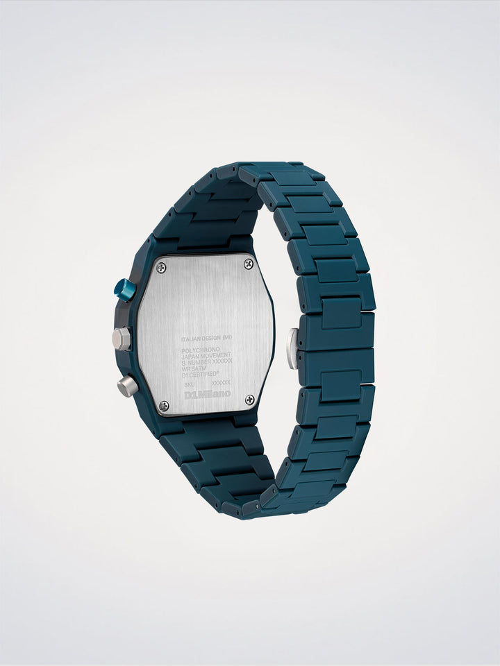 D1 Milano Blue Spectrum Polychrono Watch 40.5 mm D1-PHBJ20