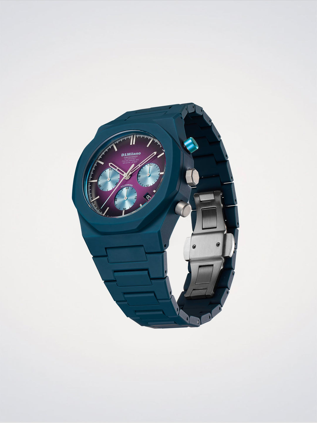 D1 Milano Blue Spectrum Polychrono Watch 40.5 mm D1-PHBJ20