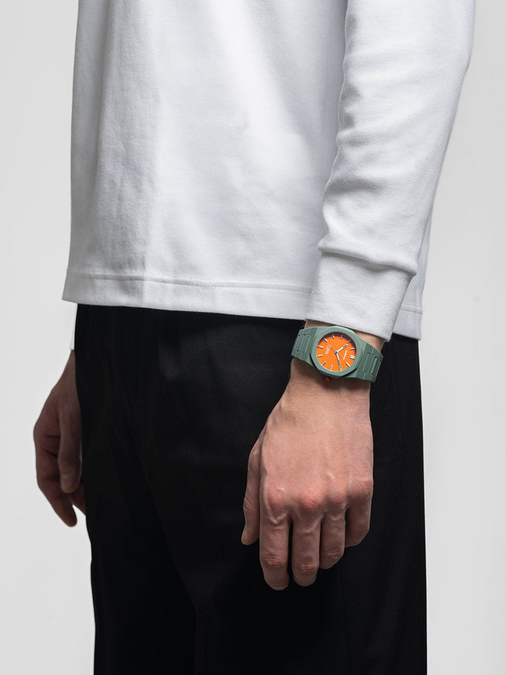 D1 Milano Alpha Contrast Polycarbon Watch 40.5 mm D1-PCBJ48