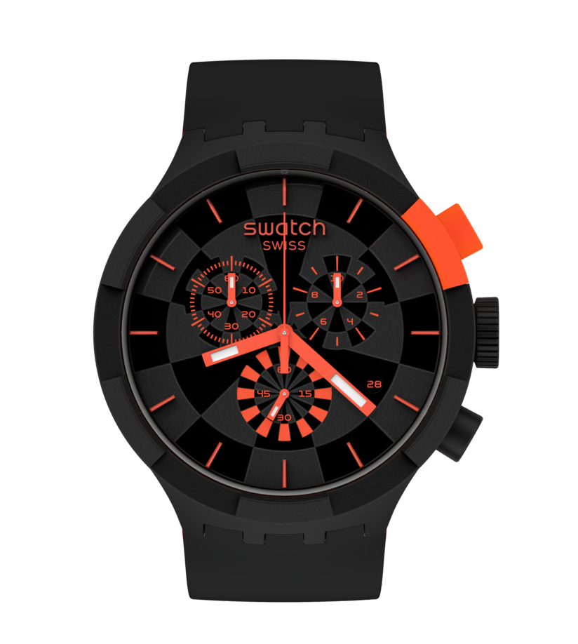 Swatch Checkpoint Red Originals Big Bold 47mm SB02B402 Uhr