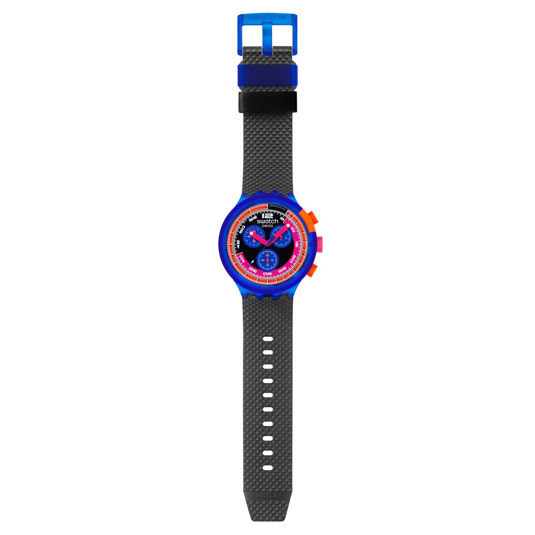 Swatch orologio NEON PARTY TO THE MAX Originals Big Bold Chrono 47mm SB06N102