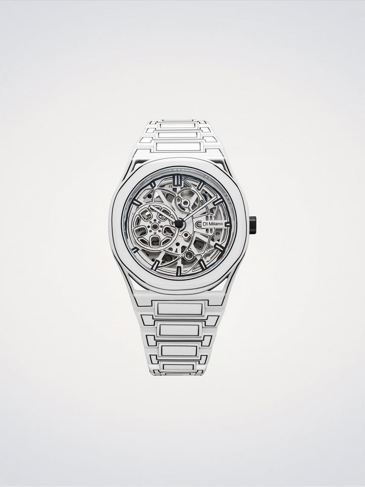 D1 Milano Skeleton White Sketch Skelett 40,5 mm D1-SKBJ20