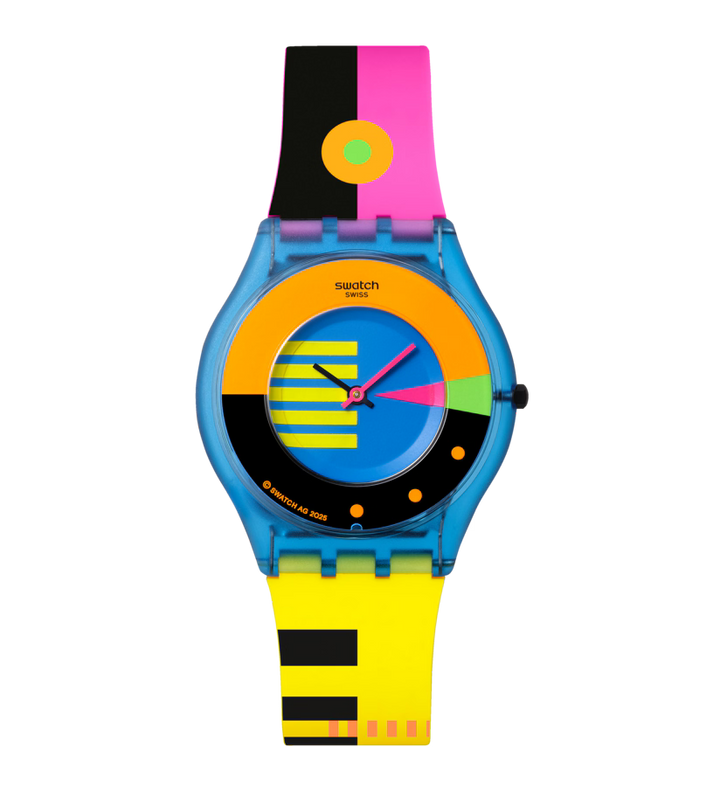 Swatch watch NEON FLUMOTIONS Originals Skin 34mm SS08S101