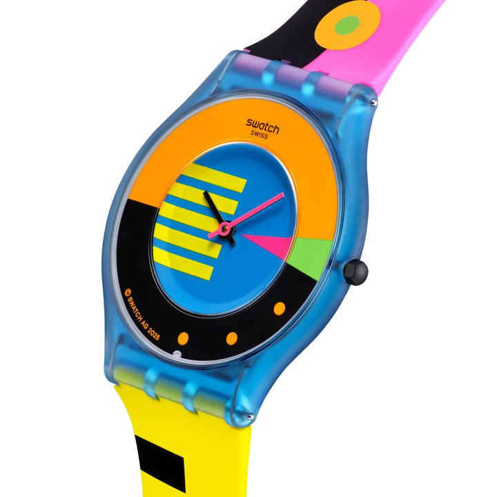 Swatch watch NEON FLUMOTIONS Originals Skin 34mm SS08S101
